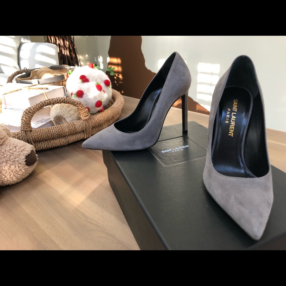 Rare YSL Saint Laurent 105mm pump size 34/US4